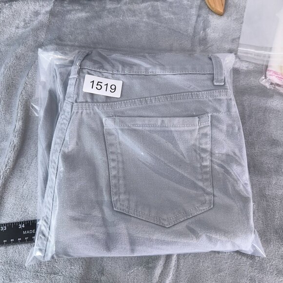 Gloria Vanderbilt Amanda Straight Leg Jeans High Rise Womens Grey 12 Average - Picture 12 of 12